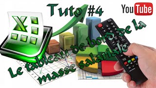 Tuto Excel 4  Création dun tableau de bord de la masse salariale [upl. by Froemming]