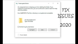 How to Delete Corrupted files in Windows [upl. by Kralc518]