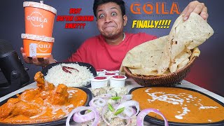 FINALLY Goilas Butter Chicken with Butter Naan Dal Makhani Murg Malai Kebab with Rice amp Breads [upl. by Aicile]