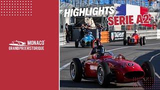 Grand Prix de Monaco Historique 2024  Highlights Course Série A2 [upl. by Renick]