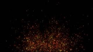 Fire Dust Particles Sparks Black Screen Effects Background HD 1080p [upl. by Giustina72]