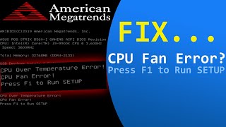 How to Fix CPU Fan Error in Asus Motherboard [upl. by Celene]