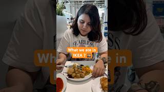 What we ate in IKEA🍱🧐 ikeafood ikeavlog swedishfood [upl. by Odette846]