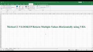 How to VLOOKUP Return Multiple Values Horizontally in Excel [upl. by Iosep]