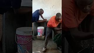 Sand Papering my concrete kitchen Cabinets [upl. by Hildegarde596]