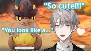 【ENG SUB】Kaida Haru Coos Over Saurian Cuteness Genshin Impact【甲斐田晴  NIJISANJI】 [upl. by Oigres]