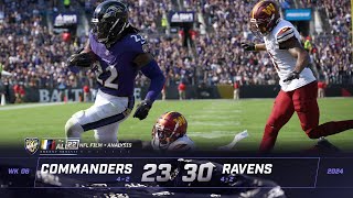 RAVENS 30 COMMANDERS 23 WEEK 6 REACTION VIDEO ravens ravensflock baltimoreravens baltimore [upl. by Hairam]