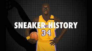 Mis zapas 19922011 Shaquille Oneals Sneaker history [upl. by Shauna]