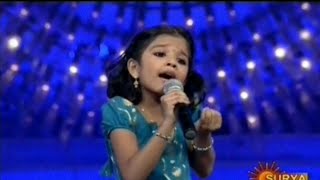 Sreya Jayadeep karmukil varnante chundil Surya singer final performance [upl. by Randie]