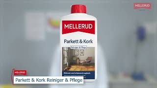 MELLERUD Parkett amp Kork Reiniger amp Pflege richtig anwenden [upl. by Eixor]