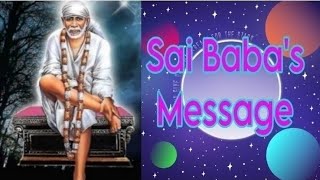 Sai Babas Message 27102024 shirdisai motivation hmaresaibaba shirdisaibabamessage saibaba [upl. by Lehplar]