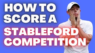 How Do You Score A Stableford Competition In Golf [upl. by Attolrac]