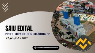 Apostila PREFEITURA DE HORTOLÂNDIA SP 2024 Monitor Social [upl. by Anelrac392]