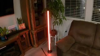 LED Floor Lamp YSJ RGBIC Corner Floor Lamp with App and Remote Control [upl. by Annaigroeg]