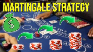 Blackjack Martingale Strategy Most Profitable System [upl. by Ydnam]