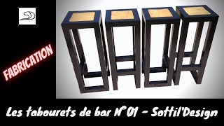 Tabouret Bar 01 SottilDesign [upl. by Enirehtac]