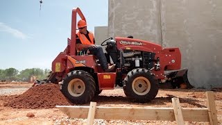 Ditch Witch RT45 RideOn Trencher [upl. by Gilmer]