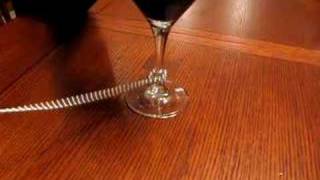 Magnetic wine glass gears [upl. by Sager]