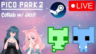 Pico Park 2 Full Playthrough A Sequel Co Op amp Collab W awesomejess [upl. by Andert]