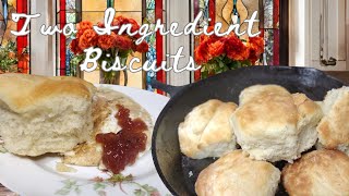 TWO INGREDIENT EASY BISCUITS [upl. by Nitsuj723]