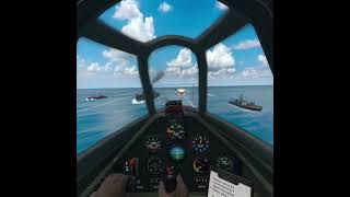 Warplanes  CUTE DEPRESSED  Battles over Pacific gameplay metaquest2 metaquest3 vr [upl. by Eirehs]