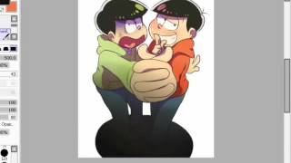 Osomatsu san Osochoro SPEED PAINT [upl. by Anauq]