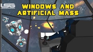 Space Engineers  Window Blocks amp Artificial Mass More Epicness [upl. by Ayotl]