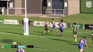 2019 Central Coast RL  Open Grade Round 3 Highlights  Wyong Roos v Toukley Hawks [upl. by Jerrine959]