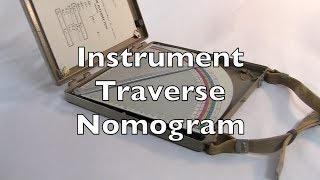 Instrument Traverse Nomogram номограмма инструментального хода Review  HowTo [upl. by Iamhaj]