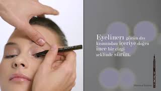 Rıfat Yüzüak  NOTE Ürünleri ile Eyeliner Uygulaması [upl. by Fortunia]