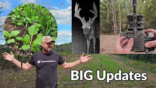 Missouri 575 acre weekend update Exploring land Stealth 360 trail cams amp fall food plot updates [upl. by Vassell]