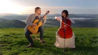 Dusan Bogdanovic  Quatre Pieces Intimes IIIampIV  CELLO GUITAR DUET  DUO VITARE  Music Video [upl. by Ardekan]