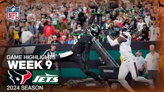 Houston Texans vs New York Jets Game Highlights  NFL 2024 Season Week 9 [upl. by Leroj970]