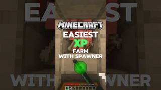 🔋 Easiest XP Spawner Farm  minecraft tutorial minecrafttutorial xpfarm poorvillager shorts [upl. by Cobbie404]