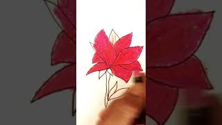 How To Draw Magnolia Flowers Tutorial Magnolia Drawing flower technique Art Draw reels [upl. by Noret363]