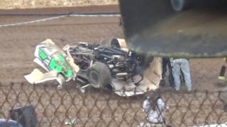 CrazyJohn Video 72716 Atomic Speedway Tyler Carpenter Crash [upl. by Elyssa]