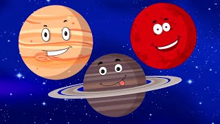 Planets Song Solar System for Kids  More Educational Videos for Kids [upl. by Nnyladnarb]