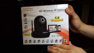 Foscam FI9831W Unboxing HD Wireless IP Camera [upl. by Maziar]