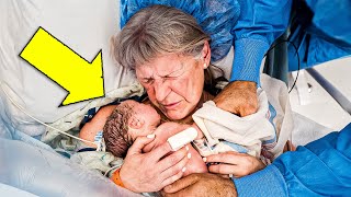 60 Years Old Woman Gives Birth—Doctors Look Closer and see this [upl. by Eerized]