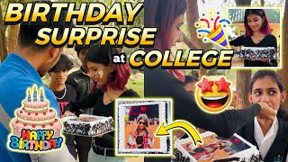 BIRTHDAY SURPRISE  COLLEGE🥳  19th Birthday Vlog🤩  thejathangu😉 [upl. by Seavey]