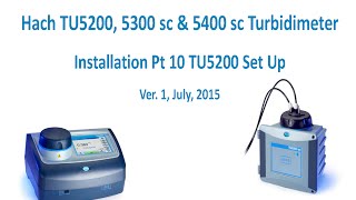 TU5 Series Turbidimeters  Installation TU5200 Set Up [upl. by Mountford]