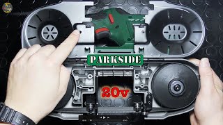 PARKSIDE Sega a NASTRO per METALLO a batteria PMBA 20Li A1 cambio lama caratteristiche test Lidl [upl. by Vola]