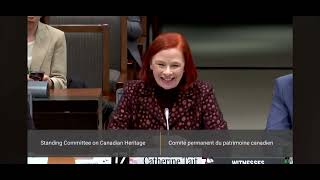 CEO Catherine Tait avoids questions about CBC performance bonuses [upl. by Atteniuq]