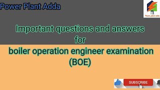 BOE  Exam Questios  important questions and answers for BOE exam [upl. by Nosirrah]