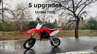 5 best upgrades for your razor dirt bike [upl. by Rehpotsrhc932]