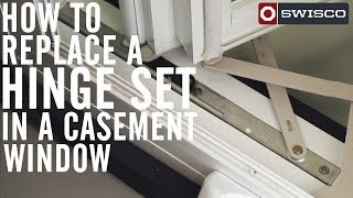 How to Replace a Hinge Set in a Casement Window 1080p [upl. by Isobel]