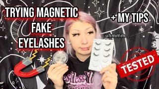 Trying Magnetic Lashes for the first time  My Fake Lash Tips [upl. by Adnoval848]