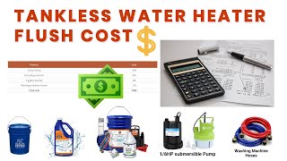 Tankless water heater flush cost [upl. by Pius]