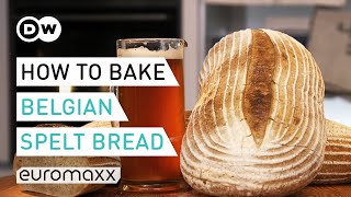 Spelt Bread Recipe from Belgium  EU Politics Explained by Baking Belgian Spelt Loaf [upl. by Fidele739]