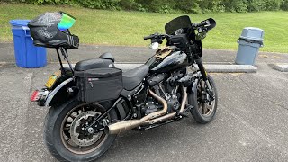 M8 117 FXLRS 1000 Mile Update Sawicki Speed Lucky Speed The Forge LLC Viking Bags Memphis S [upl. by Zennie18]